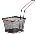 Метална кошничка за сервиране на картофки ANTIK 13 x 11 x 8 см