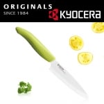 KYOCERA Керамичен нож серия GEN, 11 см, зелена дръжка