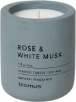 Ароматна свещ FRAGA, размер S, аромат Rose & White Musk, цвят FlintStone, BLOMUS Германия
