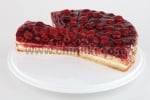Кръгло плато за сервиране - поднос за торта 31 см, бял цвят, APS Германия
