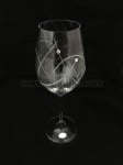 Комплект 6 броя чаши за вино с инкрустирани камъни, Vera Exclusive Словакия