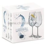 Чаши за червено вино Waterfall 550 мл, 6 броя, Bohemia Crystalex