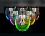Rainbow цветни чаши за ракия 60 мл - 6 броя, Bohemia Crystalex