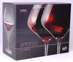 Amoroso чаши за червено вино 470 мл - 2 броя, Bohemia Crystalex
