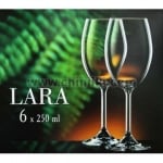 Lara чаши за бяло вино 250 мл - 6 броя, Bohemia Crystalex