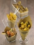 Метална кошничка за сервиране на картофки  10 x 10 x 8 см, LEONE Италия