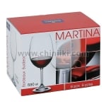 Martina чаши за червено вино 590 мл 6 броя, Bohemia Royal Чехия