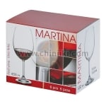 Martina чаши за червено вино 450 мл 6 броя, Bohemia Royal Чехия