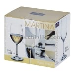 Martina чаши за бяло вино 350 мл 6 броя, Bohemia Royal Чехия