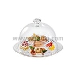 Banquet чиния със стъклен капак за съхранение 21 x 13.5 см, Vidivi Италия