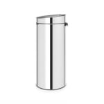 Кош за смет 30 литра NewIcon TOUCH, Brilliant Steel, Brabantia Холандия