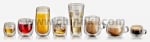 Двустенни чаши за кафе или уиски 250 мл - 2 броя, JUDGE Англия