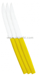 Нож за стек с пластмасова дръжка 3 броя, жълт цвят, BELIZE, Simonaggio Бразилия