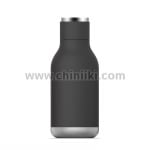 Двустенна термо бутилка с вакуумна изолация 460 мл URBAN, цвят черен, ASOBU Канада