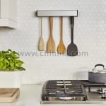 Поставка за кухненски прибори FLOAT - цвят никел, UMBRA Канада