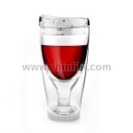 Тристенна охлаждаща чаша за вино с капак 300 мл Ice Vino 2GO, ASOBU Канада