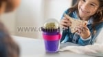 Двустенна охлаждаща чаша с прибор CHILL YO 2 GO, лилав цвят, ASOBU Канада
