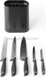 Комплект 5 ножа с блок за съхранение Tasty+ Dark Grey, BRABANTIA Холандия