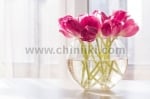 AMBIENTE кръгла стъклена ваза за цветя 20 см, Rona Словакия