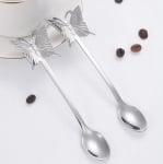 Лъжички за кафе или чай 13 см, 6 броя, Silver Butterfly