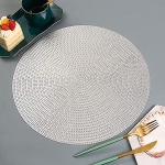 Подложка за хранене 38 см PVC Silver Wheat, 6 броя