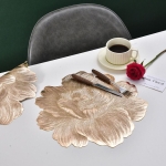 Подложка за хранене 38 см PVC Camellia Gold