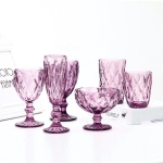 Стъклени чаши за шампанско 190 мл - 6 бр Purple