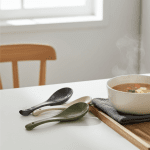 Керамична лъжица за сервиране на сосове 14.2 см - Nordic GRAY