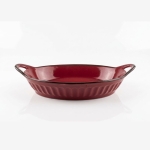 Керамичен съд за печене 36 см Heritage, цвят бордо