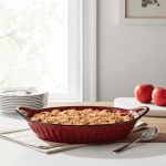 Керамичен съд за печене 36 см Heritage, цвят бордо