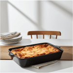 Правоъгълна керамична форма за печене 2.4 л - Urban Matte,  черна