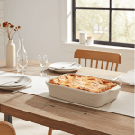 Правоъгълна керамична форма за печене 2.4 л - Heritage, светлосива