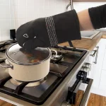 Кухненска ръкавица за фурна 30 см, черна, VL Полша