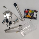 Сет за коктейл 10 части с чаша 700 мл Yarai- SILVER