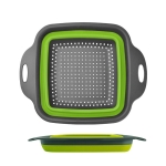 Сгъваем силиконов гевгир Green Square - 28 x 22 x 9 см