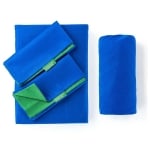 Спален двулицев комплект 4 части Rainbow, цвят син и зелен, United Colors Of Benetton