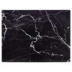 Стъклена дъска за рязане 40 x 30 см, ефект черен мрамор, VL Полша