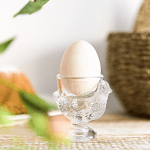 Стъклена чаша за 1 яйце 7 см FABERO, HOMLA Полша