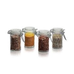 Сет от 4 бр стъклени бурканчета за подправки - 100 мл, ZELLER Германия