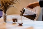 Френска преса за кафе или чай 1 литър DIVA, златист мат, Vialli Design Полша