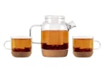 Комплект кана за чай с 2 броя чаши с коркови подложки Vilagio, Vialli Design Полша