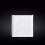 Порцеланова квадратна чиния 17 x 17 см SlateStone White, WILMAX Англия