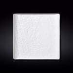 Порцеланова квадратна чиния 27 x 27 см SlateStone White, WILMAX Англия
