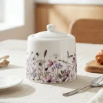 захарница от порцелан с цветя
