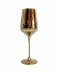 Метализирана чаша за вино 450 мл - злато