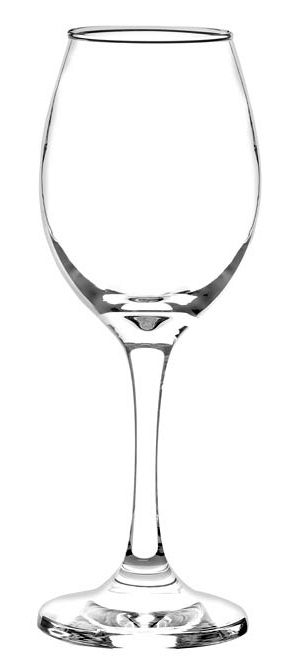 Стъклени чаши за вино 220 мл, 6 броя