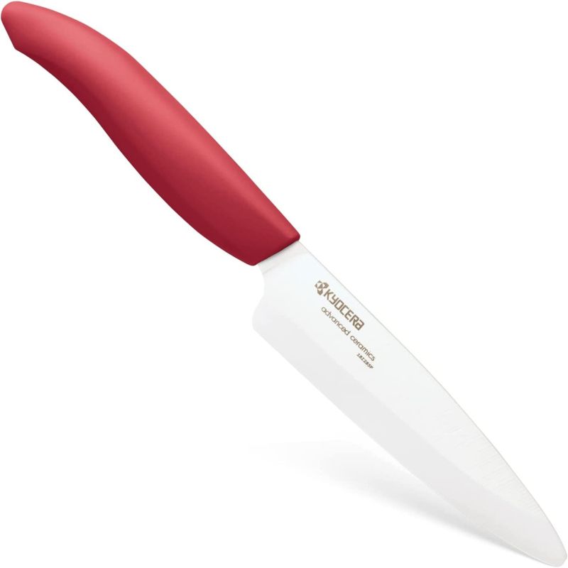 KYOCERA Керамичен нож серия GEN, 11 см, червена дръжка