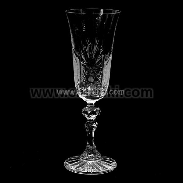 Зорница Лукс кристални чаши за шампанско 150 мл, Zawiercie Crystal Полша