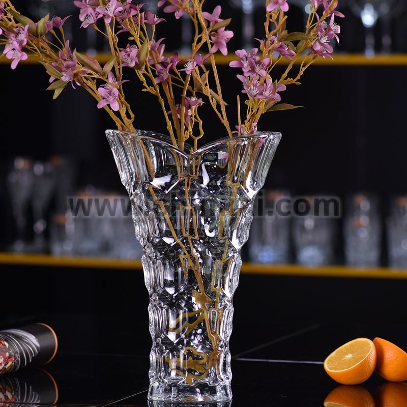 Honey ваза за цветя 35.5 см, Bohemia Crystalite