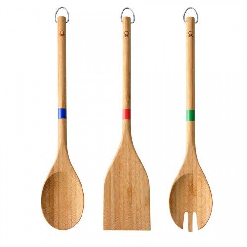 Комплект бамбукови прибори за готвене 3 части, United Colors Of Benetton